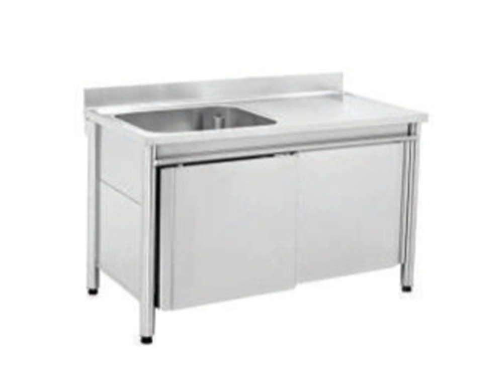 Sink Unit with Sliding Door